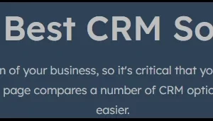 Best CRM For Your Business